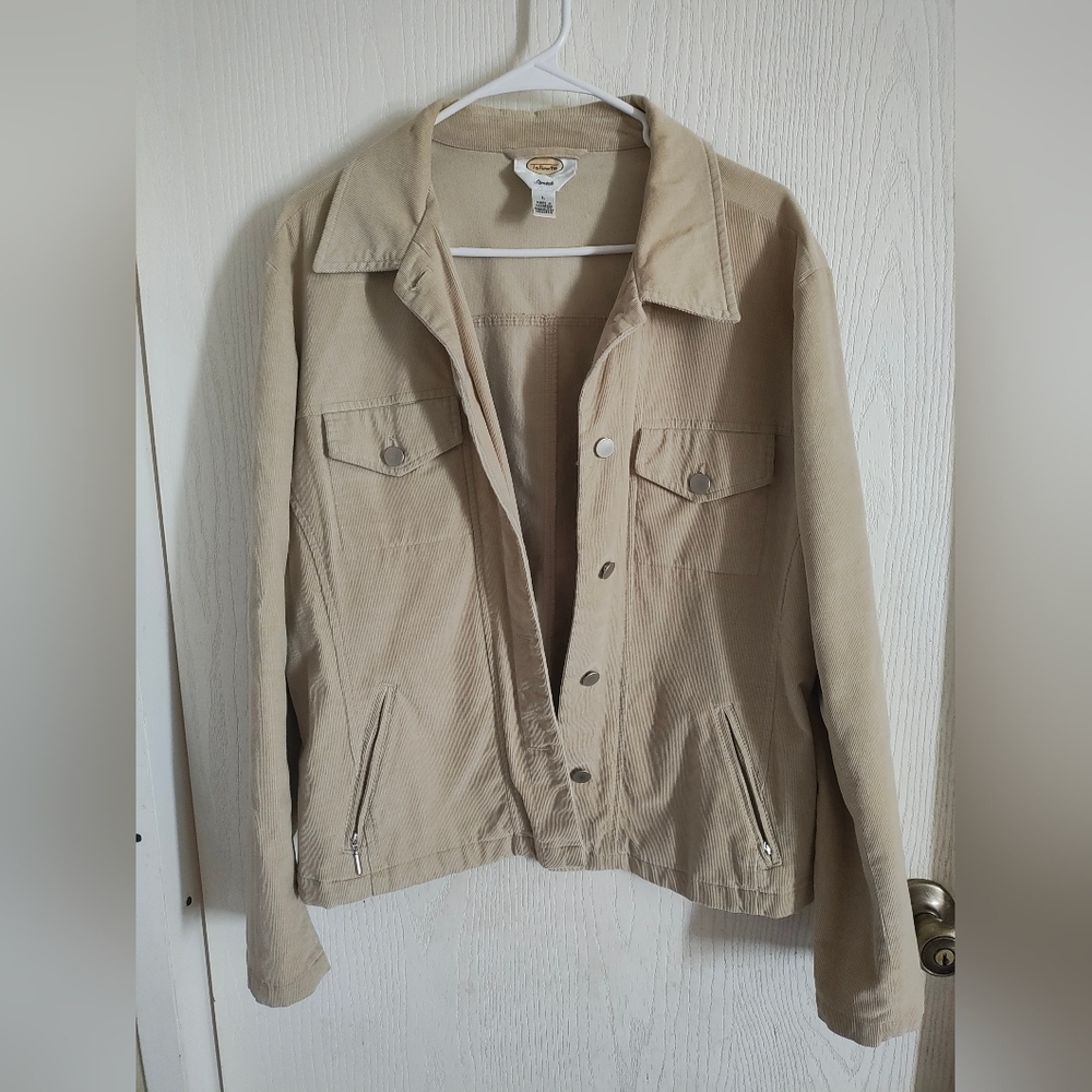 Talbots Light Tan Jean Jacket
